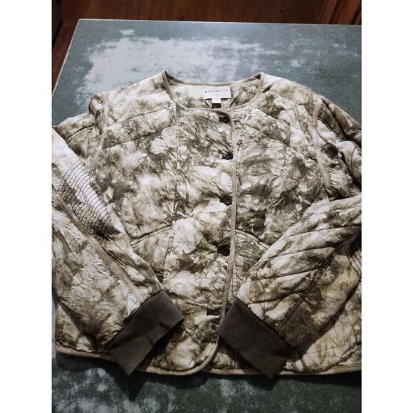 Anthropologie Marrakech Tie Dye Quilted Jacket Size Medium - Picture 1 of 4
